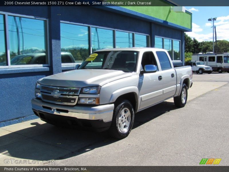 Silver Birch Metallic / Dark Charcoal 2006 Chevrolet Silverado 1500 Z71 Crew Cab 4x4