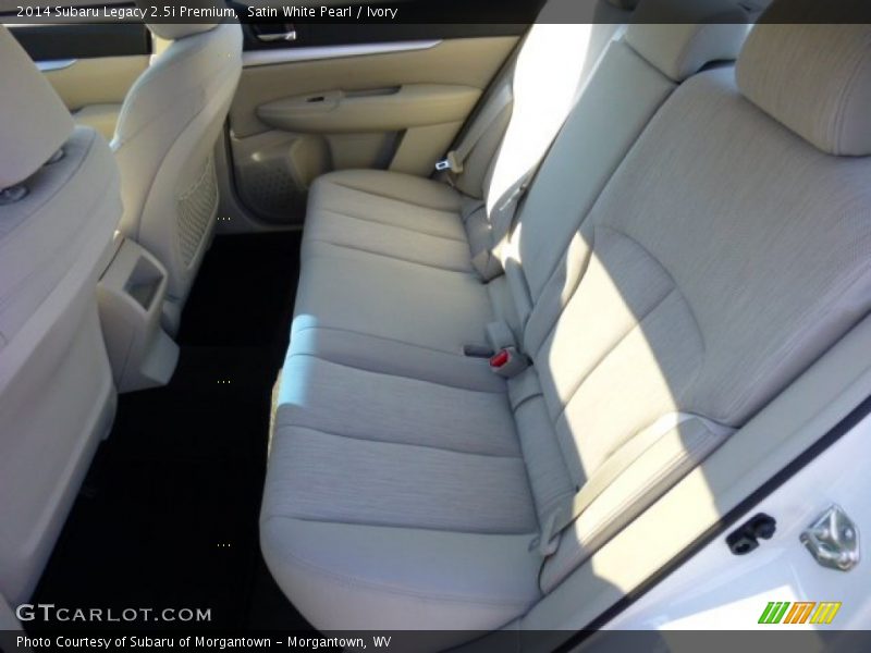 Satin White Pearl / Ivory 2014 Subaru Legacy 2.5i Premium