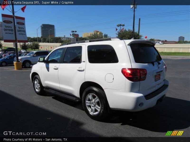 Super White / Graphite 2013 Toyota Sequoia SR5