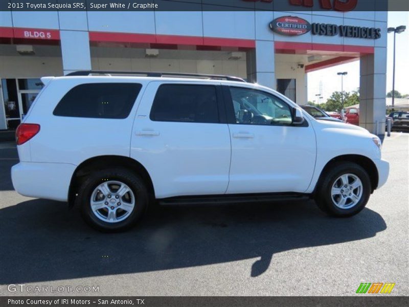 Super White / Graphite 2013 Toyota Sequoia SR5