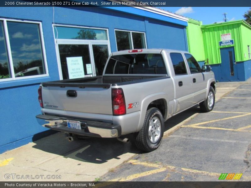Silver Birch Metallic / Dark Charcoal 2006 Chevrolet Silverado 1500 Z71 Crew Cab 4x4