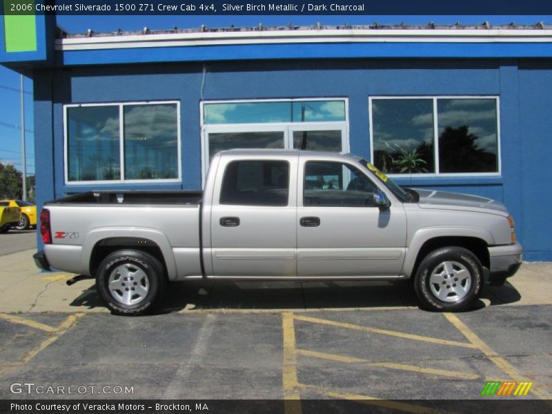 Silver Birch Metallic / Dark Charcoal 2006 Chevrolet Silverado 1500 Z71 Crew Cab 4x4