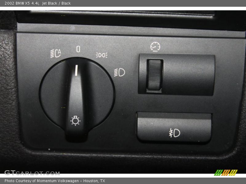 Jet Black / Black 2002 BMW X5 4.4i