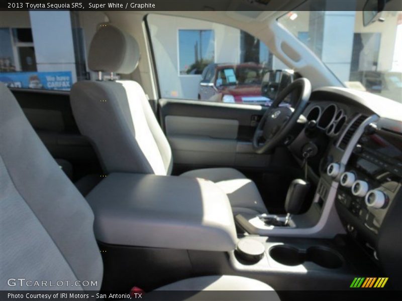 Super White / Graphite 2013 Toyota Sequoia SR5