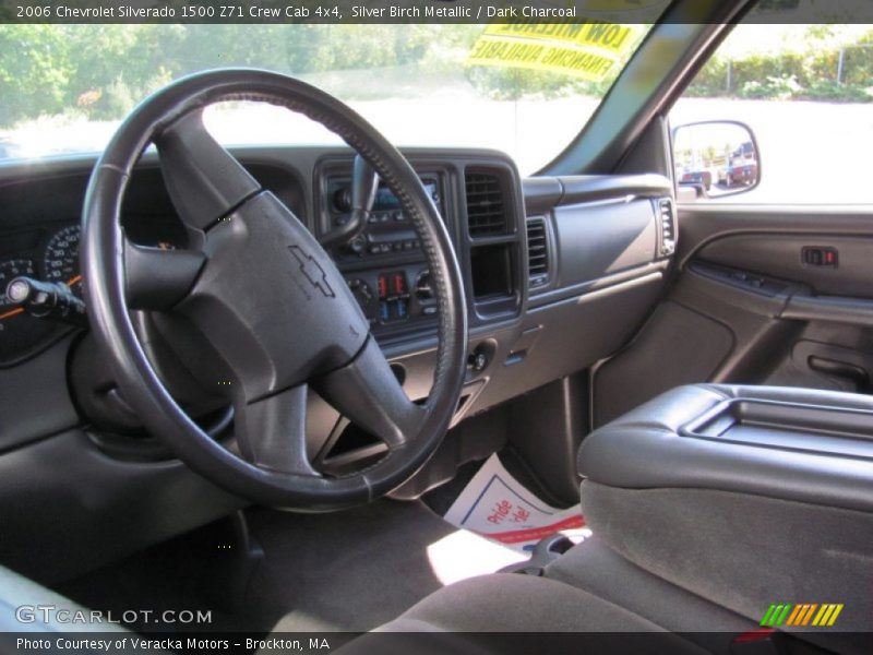 Silver Birch Metallic / Dark Charcoal 2006 Chevrolet Silverado 1500 Z71 Crew Cab 4x4