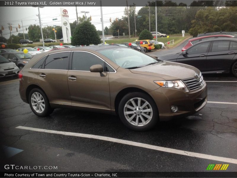 Golden Umber Mica / Ivory 2012 Toyota Venza XLE