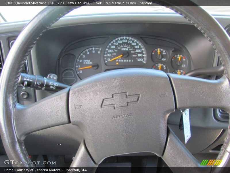 Silver Birch Metallic / Dark Charcoal 2006 Chevrolet Silverado 1500 Z71 Crew Cab 4x4