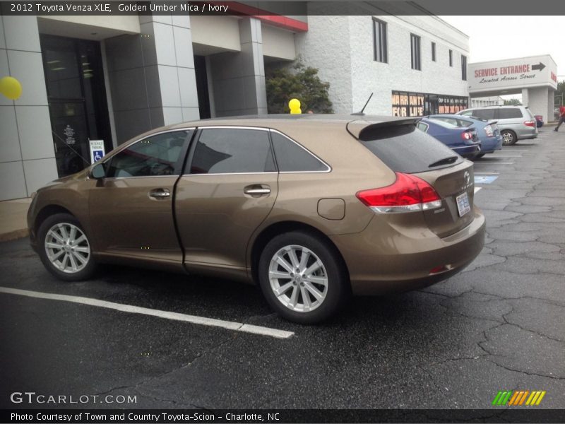 Golden Umber Mica / Ivory 2012 Toyota Venza XLE