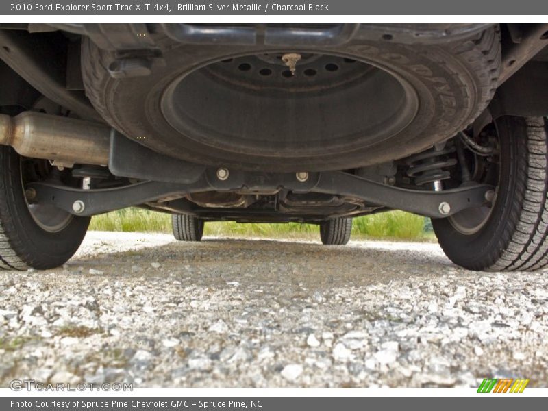 Undercarriage of 2010 Explorer Sport Trac XLT 4x4