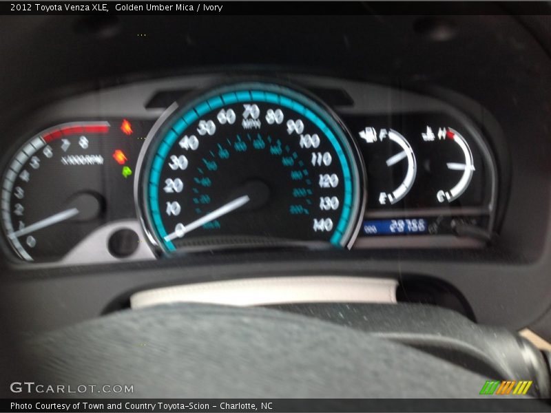 Golden Umber Mica / Ivory 2012 Toyota Venza XLE