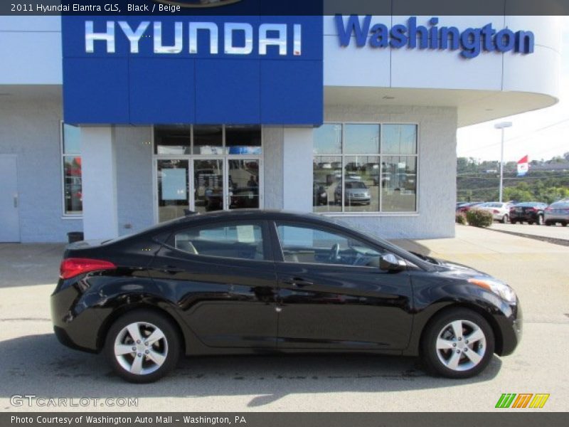 Black / Beige 2011 Hyundai Elantra GLS