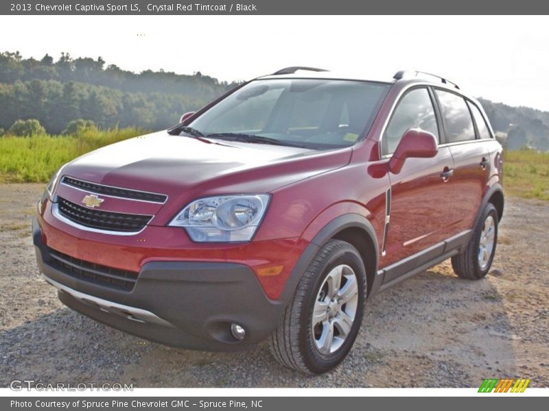 Crystal Red Tintcoat / Black 2013 Chevrolet Captiva Sport LS