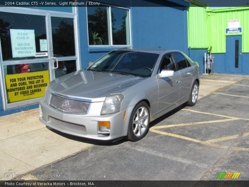 Light Platinum / Ebony 2004 Cadillac CTS -V Series