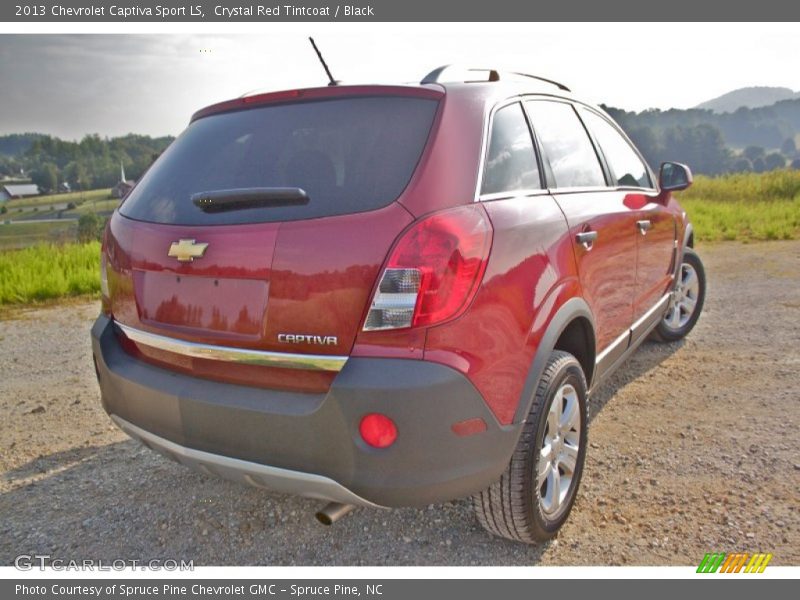 Crystal Red Tintcoat / Black 2013 Chevrolet Captiva Sport LS