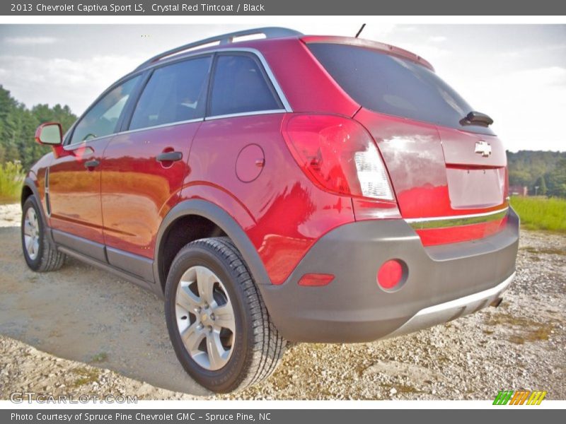 Crystal Red Tintcoat / Black 2013 Chevrolet Captiva Sport LS