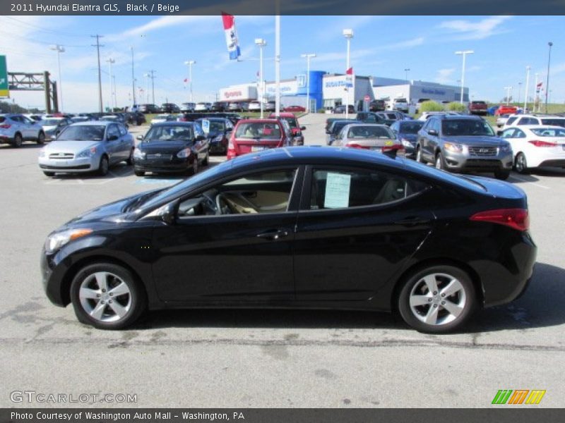 Black / Beige 2011 Hyundai Elantra GLS