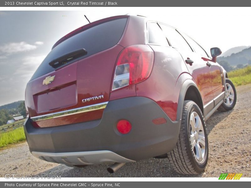 Crystal Red Tintcoat / Black 2013 Chevrolet Captiva Sport LS