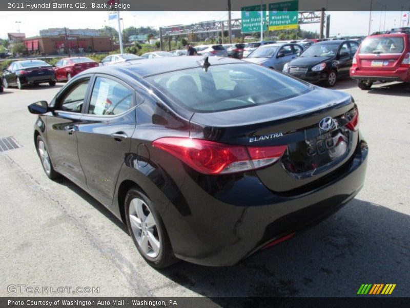 Black / Beige 2011 Hyundai Elantra GLS
