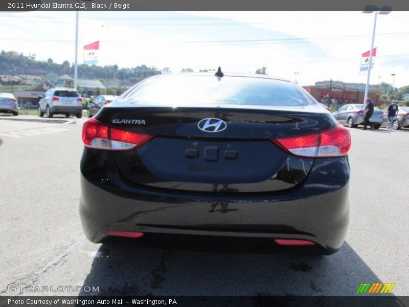Black / Beige 2011 Hyundai Elantra GLS