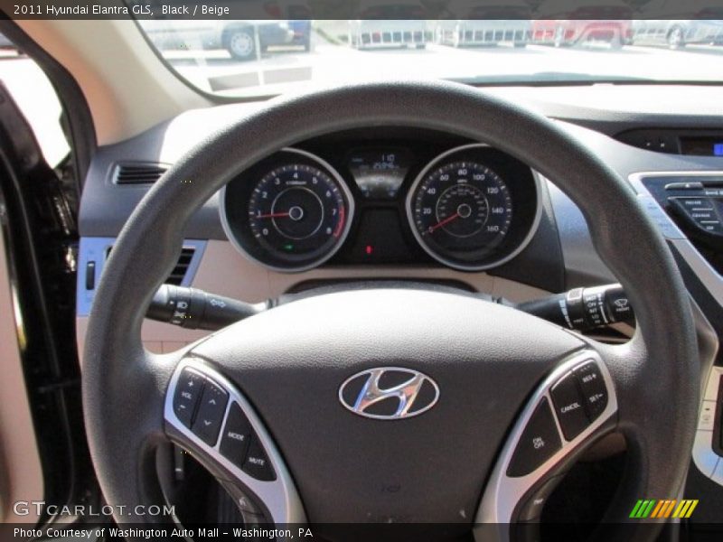 Black / Beige 2011 Hyundai Elantra GLS