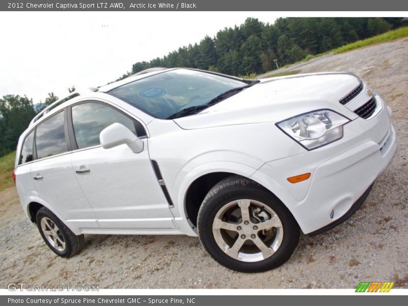 Arctic Ice White / Black 2012 Chevrolet Captiva Sport LTZ AWD