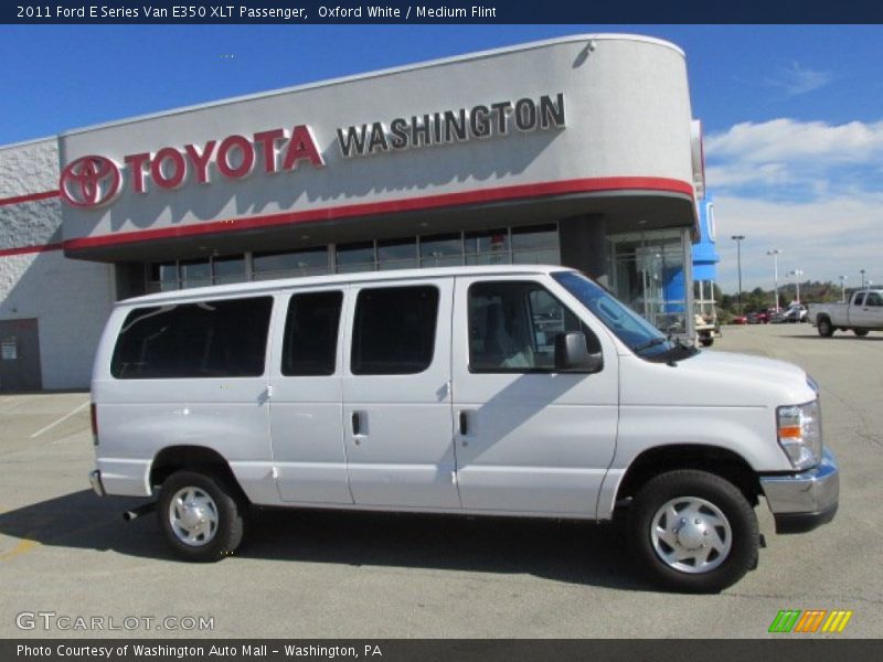 Oxford White / Medium Flint 2011 Ford E Series Van E350 XLT Passenger