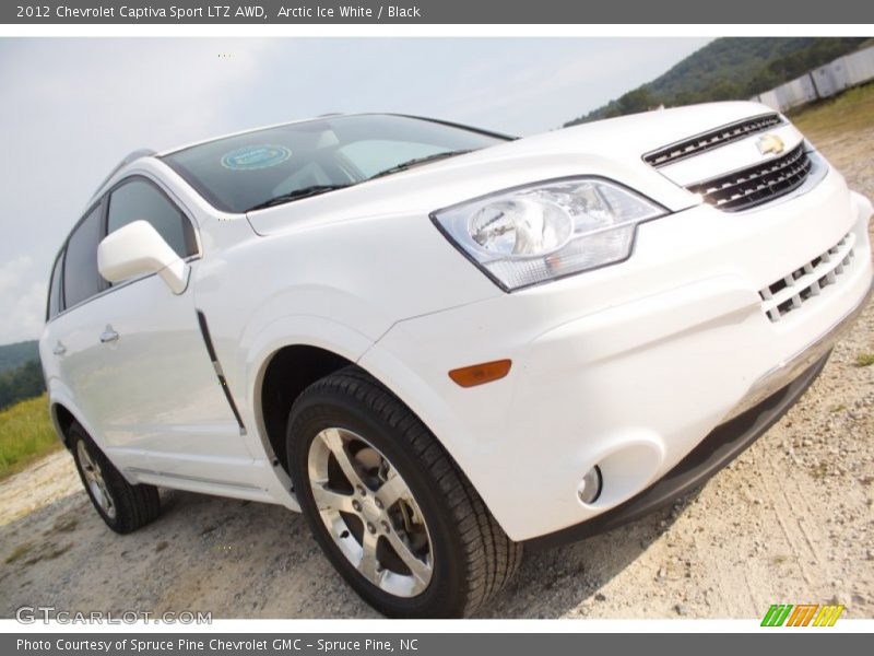 Arctic Ice White / Black 2012 Chevrolet Captiva Sport LTZ AWD