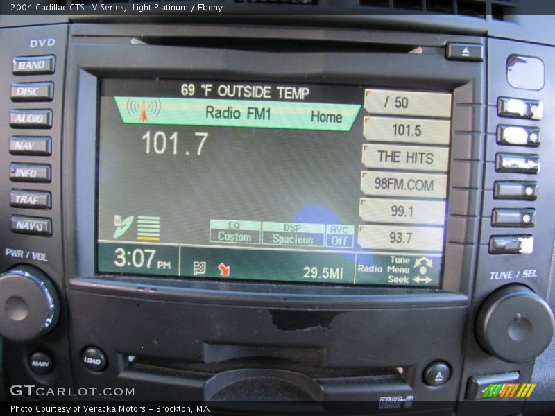 Light Platinum / Ebony 2004 Cadillac CTS -V Series