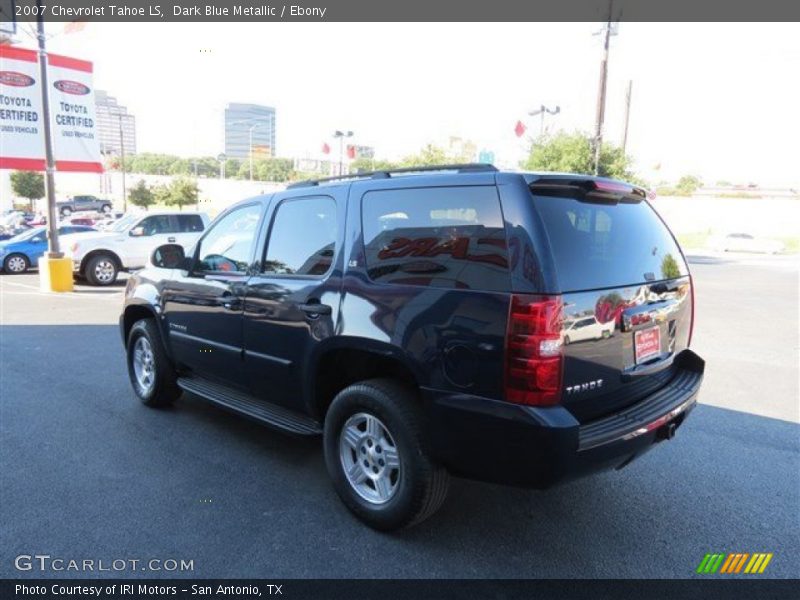 Dark Blue Metallic / Ebony 2007 Chevrolet Tahoe LS