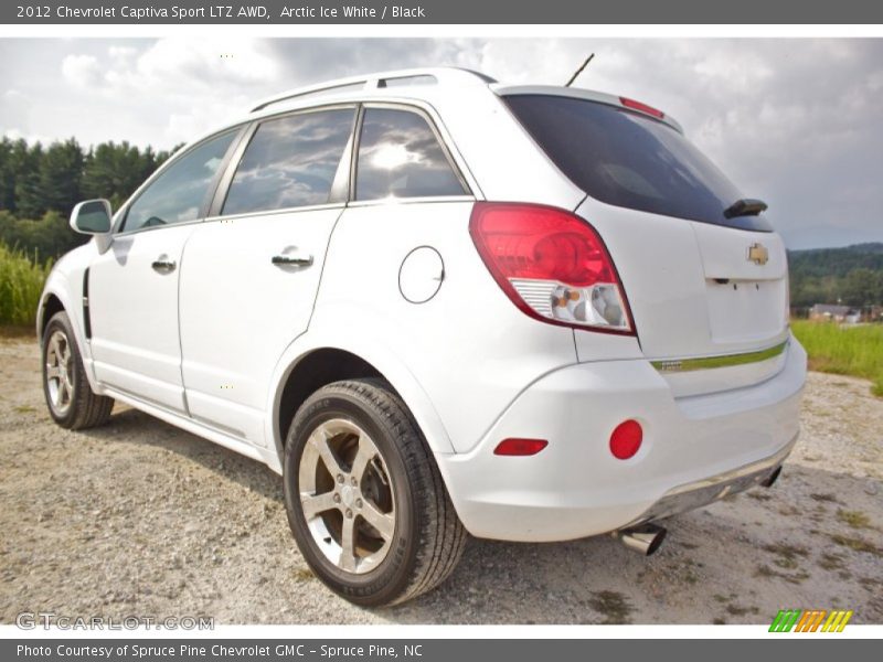 Arctic Ice White / Black 2012 Chevrolet Captiva Sport LTZ AWD