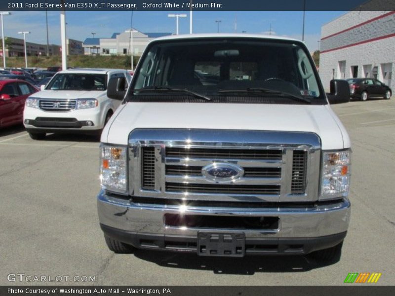 Oxford White / Medium Flint 2011 Ford E Series Van E350 XLT Passenger