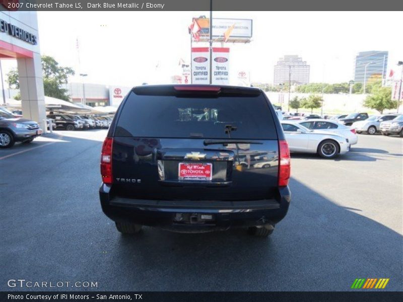 Dark Blue Metallic / Ebony 2007 Chevrolet Tahoe LS