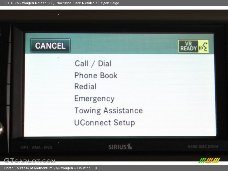 Nocturne Black Metallic / Ceylon Beige 2010 Volkswagen Routan SEL