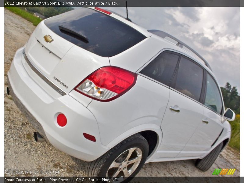 Arctic Ice White / Black 2012 Chevrolet Captiva Sport LTZ AWD