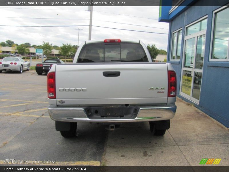 Bright Silver Metallic / Taupe 2004 Dodge Ram 1500 ST Quad Cab 4x4
