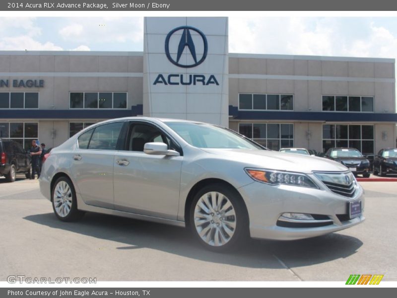 Silver Moon / Ebony 2014 Acura RLX Advance Package