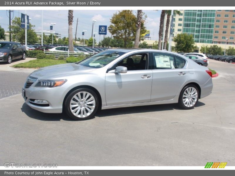 Silver Moon / Ebony 2014 Acura RLX Advance Package