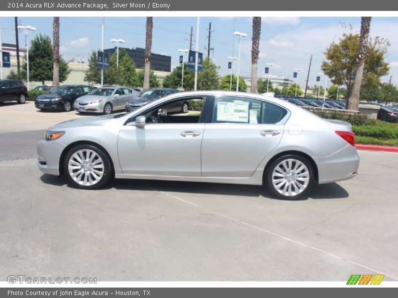 Silver Moon / Ebony 2014 Acura RLX Advance Package