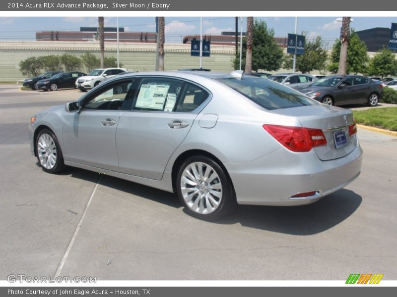 Silver Moon / Ebony 2014 Acura RLX Advance Package