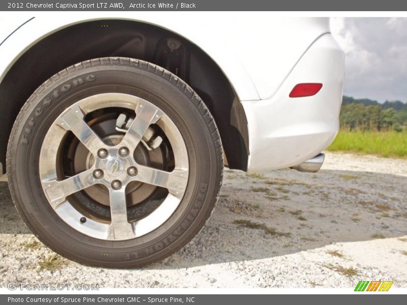 Arctic Ice White / Black 2012 Chevrolet Captiva Sport LTZ AWD