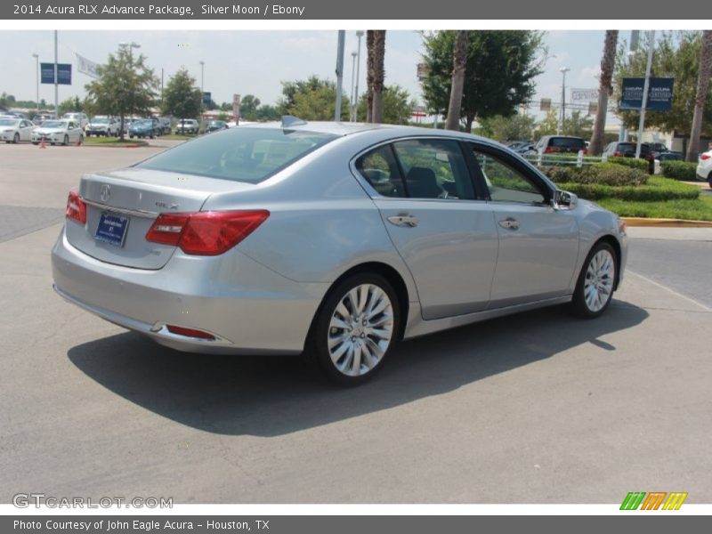 Silver Moon / Ebony 2014 Acura RLX Advance Package