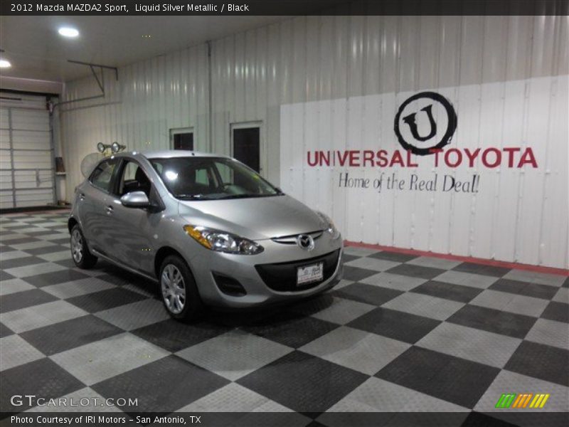 Liquid Silver Metallic / Black 2012 Mazda MAZDA2 Sport