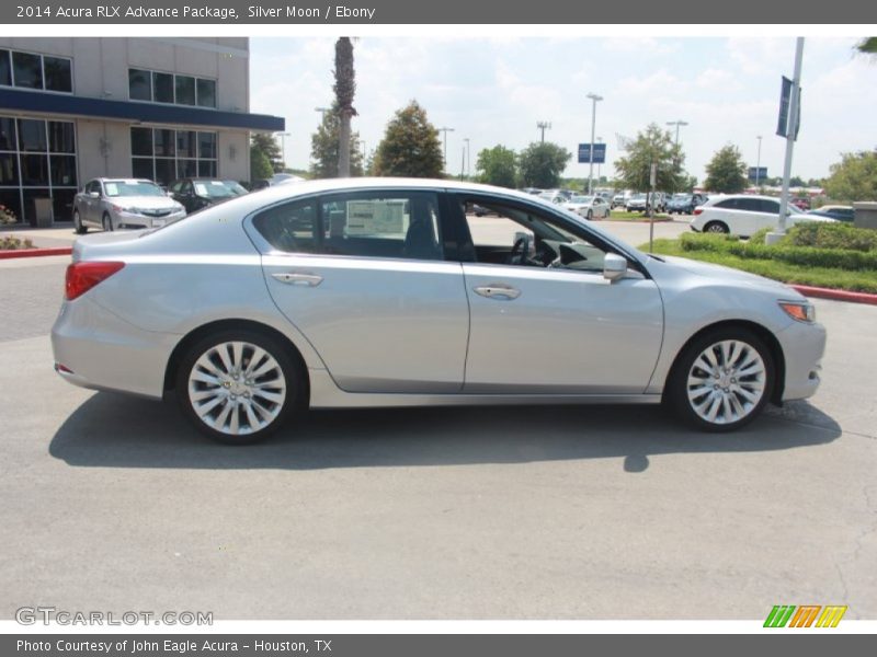 Silver Moon / Ebony 2014 Acura RLX Advance Package