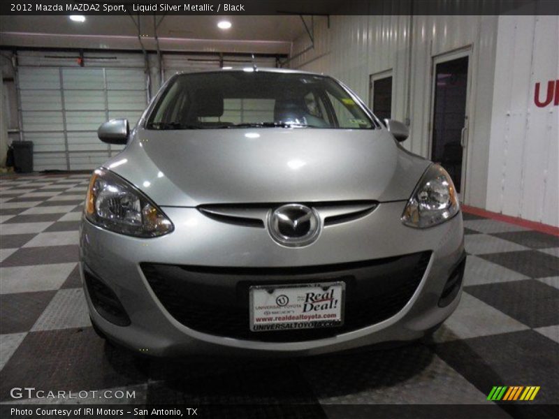 Liquid Silver Metallic / Black 2012 Mazda MAZDA2 Sport