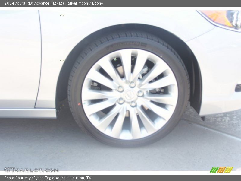 Silver Moon / Ebony 2014 Acura RLX Advance Package