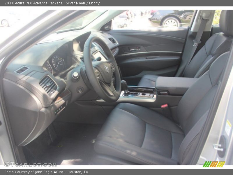 Silver Moon / Ebony 2014 Acura RLX Advance Package