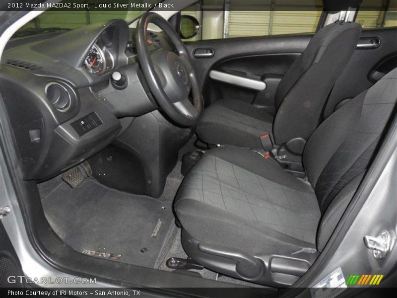 Liquid Silver Metallic / Black 2012 Mazda MAZDA2 Sport