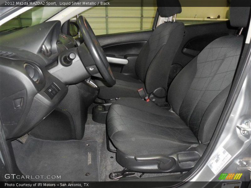 Liquid Silver Metallic / Black 2012 Mazda MAZDA2 Sport