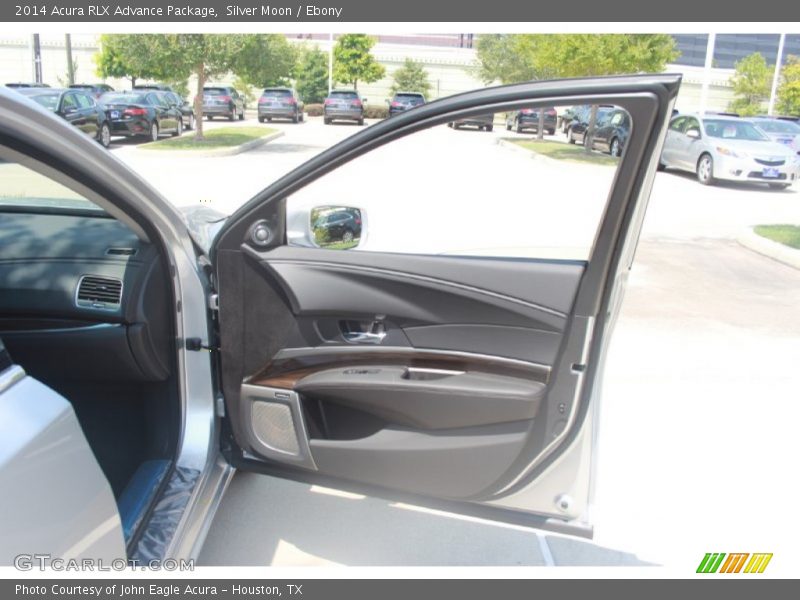 Silver Moon / Ebony 2014 Acura RLX Advance Package