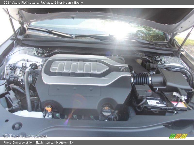 Silver Moon / Ebony 2014 Acura RLX Advance Package